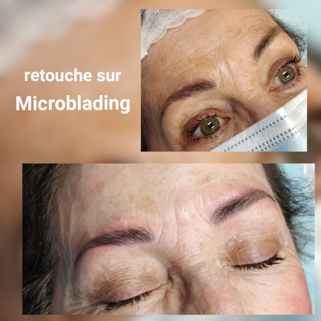 retouche microblading, maquillage permanent, sourcils