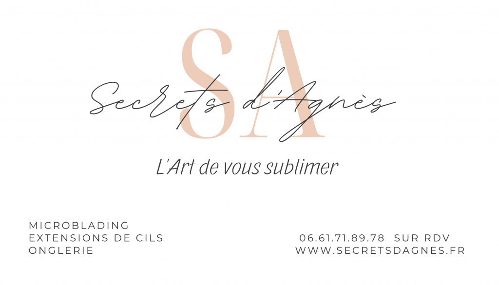 Secrets d'Agnès institut St Brès, microblading, extensions de cils, onglerie
