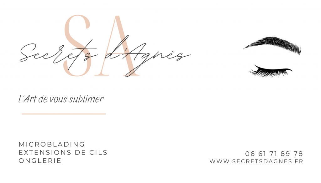 Secrets d'Agnès microblading, extensions de cils, onglerie