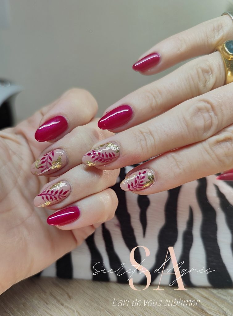 gel vernis semi permanent nail art