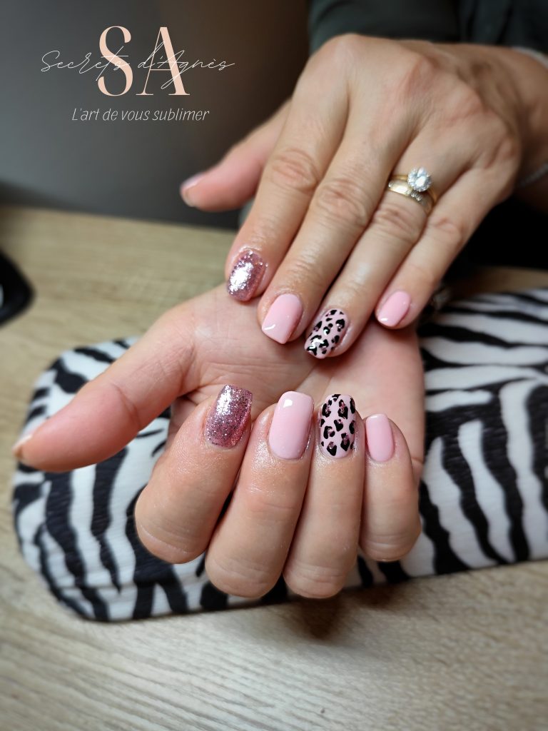 ongles gel, semi permanent, nail art